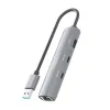 USB Centrmezgls Aisens ASUC-4P036-GR Pelēks