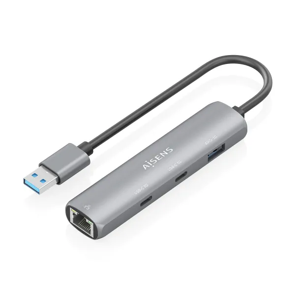 USB Centrmezgls Aisens ASUC-4P036-GR Pelēks