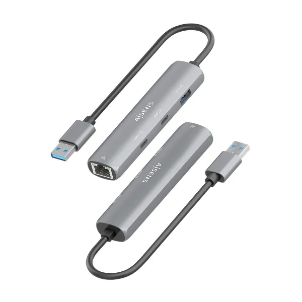USB Centrmezgls Aisens ASUC-4P036-GR Pelēks