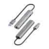 USB Centrmezgls Aisens ASUC-4P036-GR Pelēks