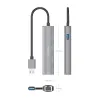 USB Centrmezgls Aisens ASUC-4P036-GR Pelēks