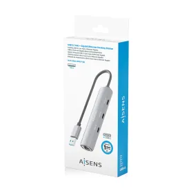 USB-разветвитель Aisens ASUC-4P037-GR Серый
