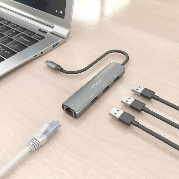 USB-jaotur Aisens ASUC-4P038-GR Hall