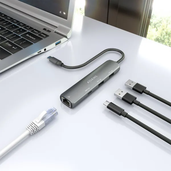 USB-jaotur Aisens ASUC-4P039-GR Hall