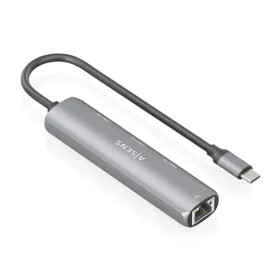 USB-разветвитель Aisens ASUC-4P041-GR Серый