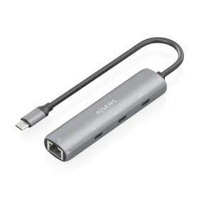 USB-разветвитель Aisens ASUC-4P041-GR Серый
