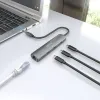 USB Centrmezgls Aisens ASUC-4P041-GR Pelēks