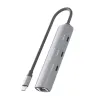 USB Centrmezgls Aisens ASUC-4P041-GR Pelēks