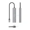 USB Centrmezgls Aisens ASUC-4P041-GR Pelēks