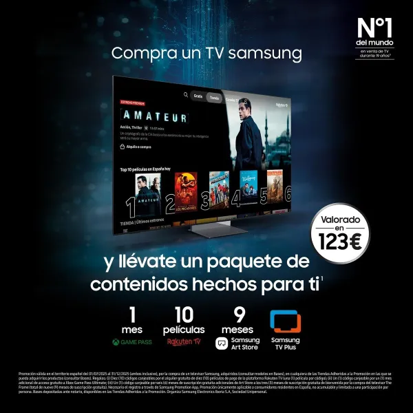 Smart TV Samsung TQ55Q7F4AUXXC 55" 4K Ultra HD HDR QLED