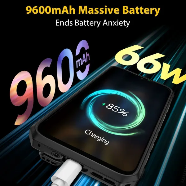 Смартфоны Ulefone ARMOR 30 6,67" Mediatek Dimensity 700 12 GB RAM 512 GB Чёрный