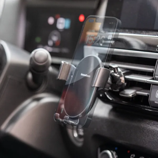 Belaidis greitojo įkrovimo telefono laikiklis automobiliams Chakar InnovaGoods Juoda 15 W (Naudoti B)