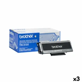 Väriaine Brother TN3130 Musta (3 osaa)