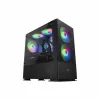 ATX/mATX pusiau bokšto tipo korpusas Mars Gaming LED RGB LED RGB Micro ATX