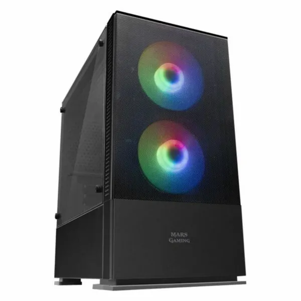 ATX/mATX pusiau bokšto tipo korpusas Mars Gaming LED RGB LED RGB Micro ATX