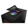 ATX/mATX pusiau bokšto tipo korpusas Mars Gaming LED RGB LED RGB Micro ATX