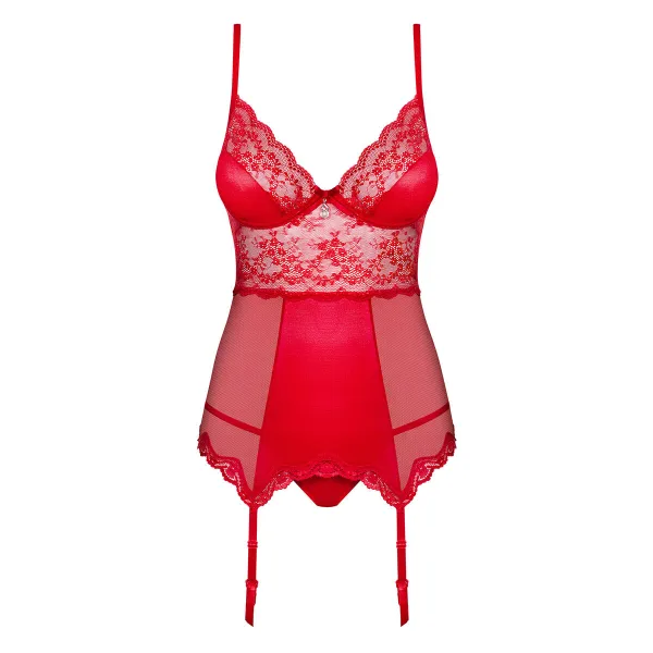 Боди Corset Lovica Obsessive OB3360 Красный L/XL