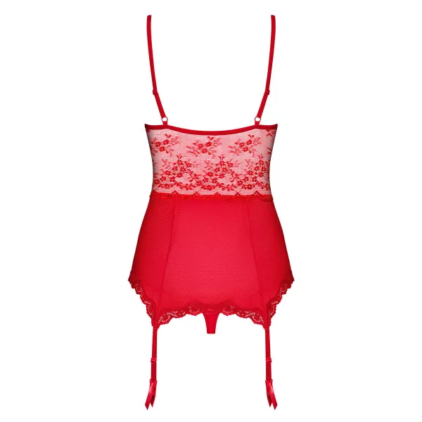 Боди Corset Lovica Obsessive OB3360 Красный L/XL