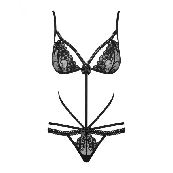 Glaustinukė Wonderia Obsessive Wonderia teddy Juoda S/M