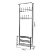 Clothes hanger - stand with shoe shelf 15744