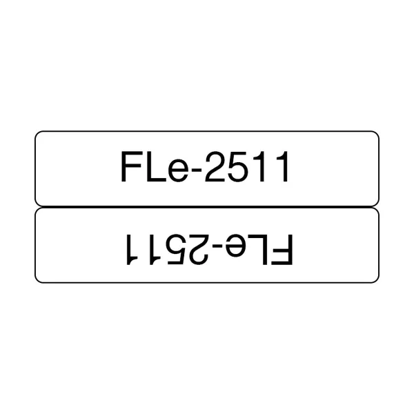Laminated Tape for Labelling Machines Brother FLE2511 White