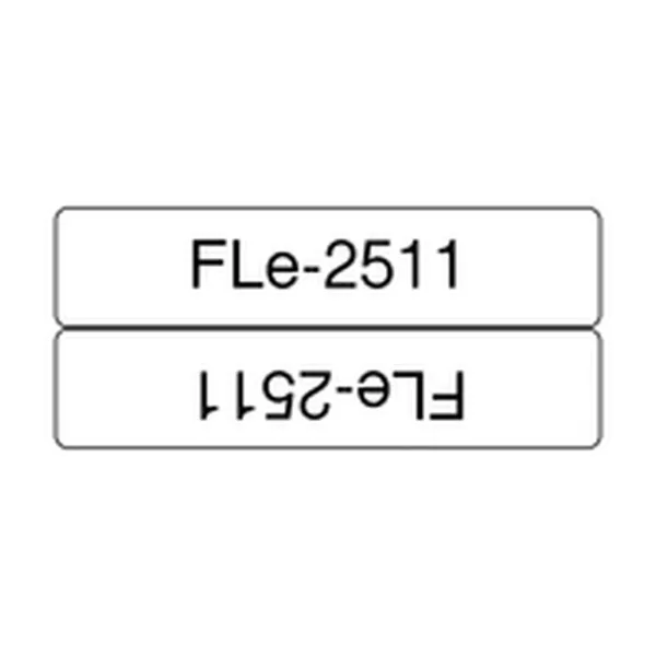 Laminated Tape for Labelling Machines Brother FLE2511 White