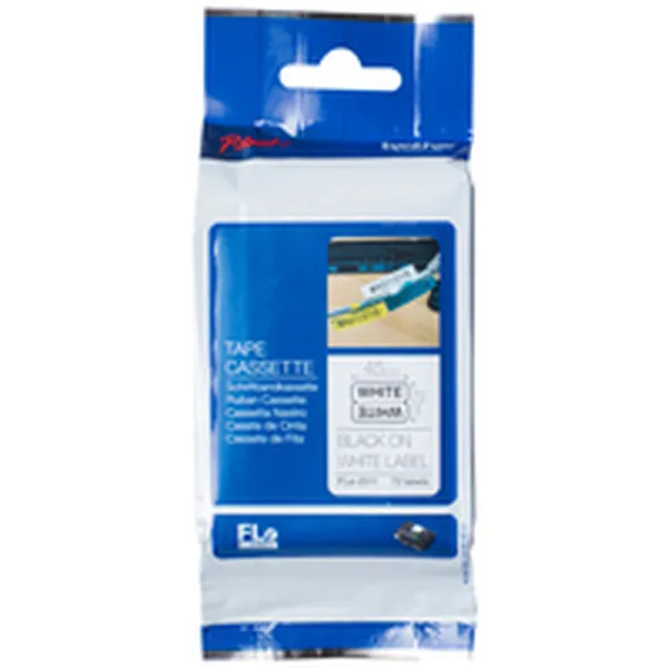 Laminated Tape for Labelling Machines Brother FLE2511 White