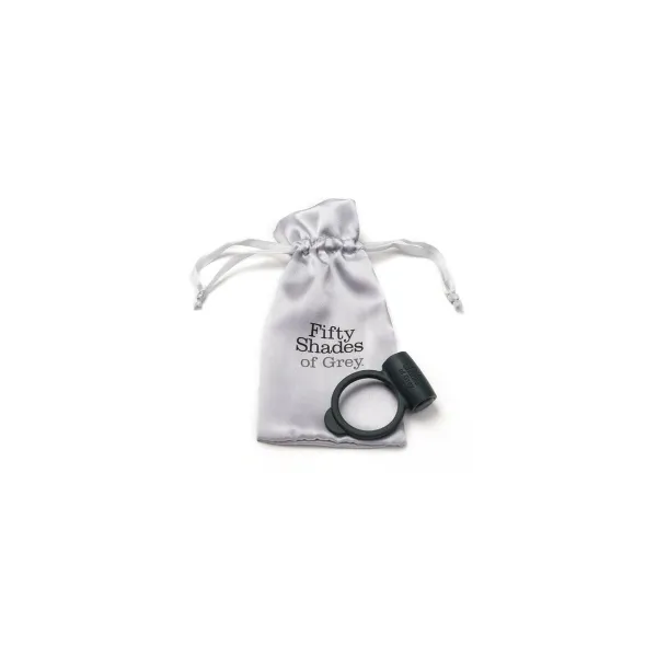 Vibruojantis žiedas Fifty Shades of Grey 9848 Juoda