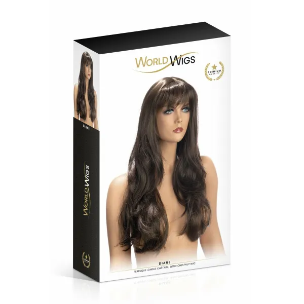 Erotiskais Aksesuārs World Wigs Diane Brūns Parūka