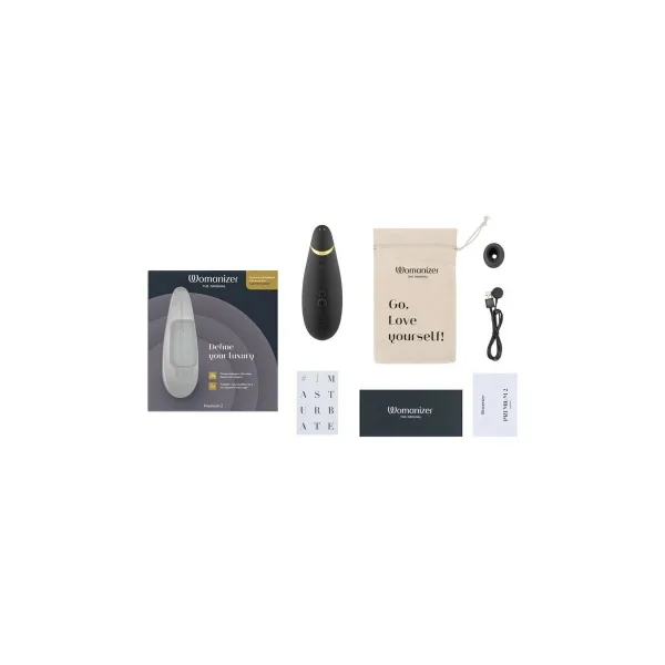 Vibrators Womanizer WOM163-BLACK Melns