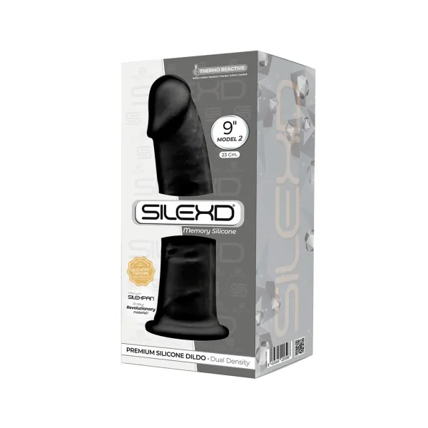 Realistinis vibratorius Silexd Juoda