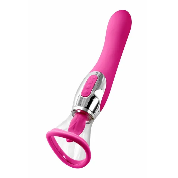 Divkārši Stimulējošs Vibrators Yoba Fuksija