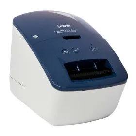 Label Printer Brother QL-600B Blue White Black