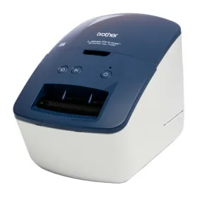 Label Printer Brother QL-600B Blue White Black