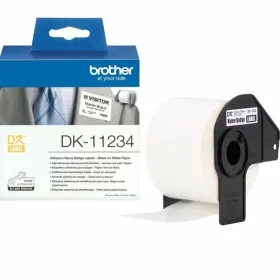 Теги Brother DK11234 Белый Чёрный