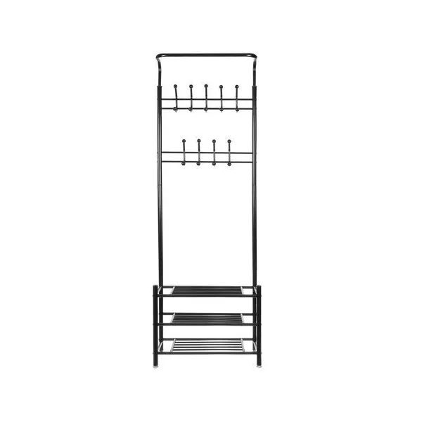 Clothes hanger - stand with shoe shelf 15744