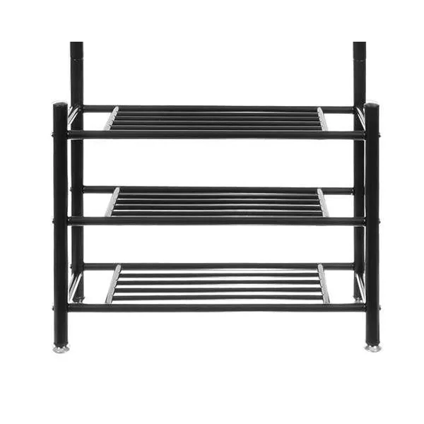 Clothes hanger - stand with shoe shelf 15744