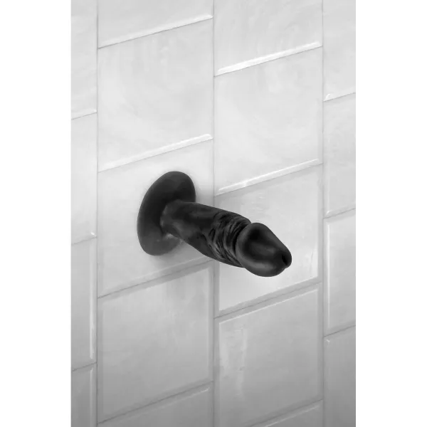 Realistinis vibratorius Real Body Juoda 11 cm