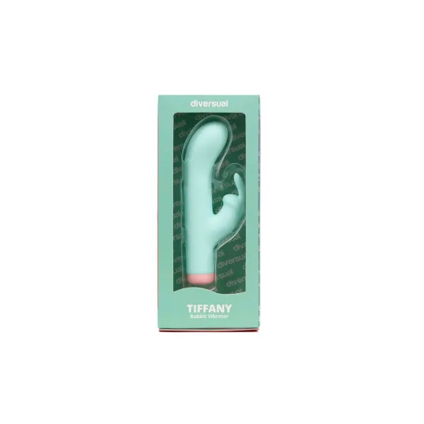Divkārši Stimulējošs Vibrators Diversual Gaiši zaļš