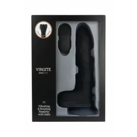 Realistic Dildo Virgite R10 Black 21 cm
