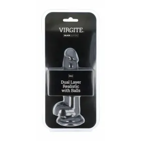 Realistic Dildo Virgite R32 Black 17 cm