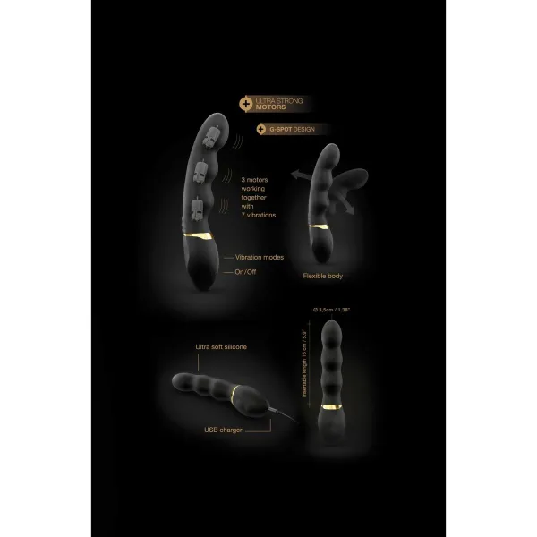 Vibrators Dorcel Too Much 2.0 Melns