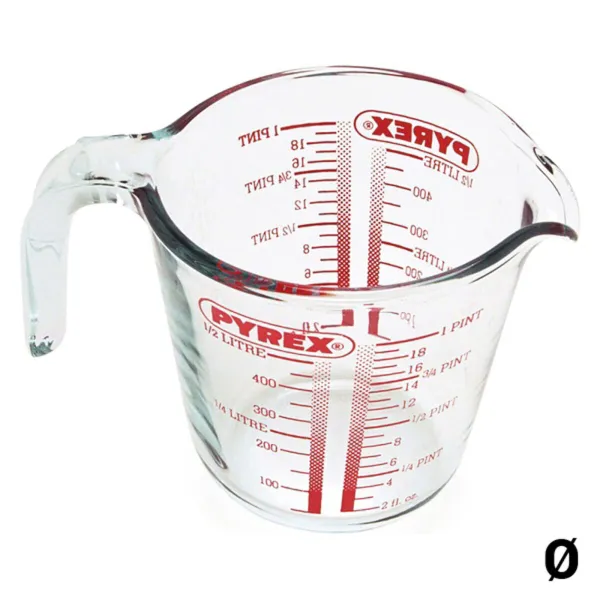 Mērkrūze Pyrex Classic Vidrio Caurspīdīgs Stikls