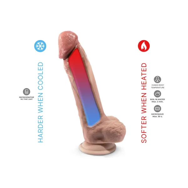 Realistlik dildo Silexd Silikoon 19 cm