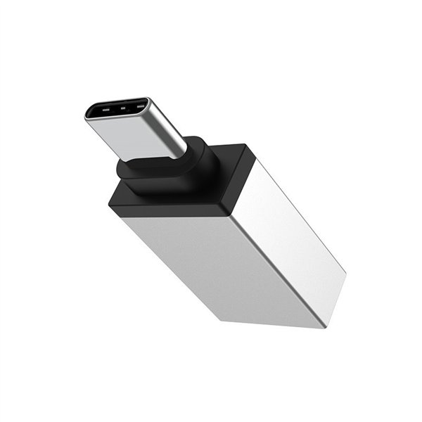 Adapter Borofone BV3 Type-C OTG grey