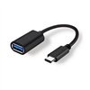 Adapter from Type-C to USB (OTG) black