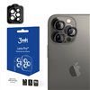 Tempered glass for camera 3mk Lens Pro Apple iPhone 15 Plus black