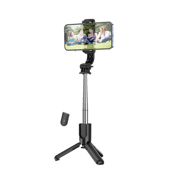 Selfie stick Hoco K17 Mini with tripod function black