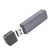 Atminties kortelių skaitytuvas Hoco HB45 2-in-1 USB2.0 pilkas