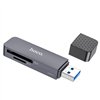 Memory card reader Hoco HB45 2-in-1 USB3.0 grey